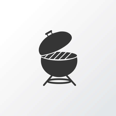 Barbecue icon symbol. Premium quality isolated bbq element in trendy style.の写真素材