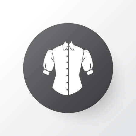 Blouse icon symbol. Premium quality isolated puffed sleeve shirt element in trendy style.の写真素材