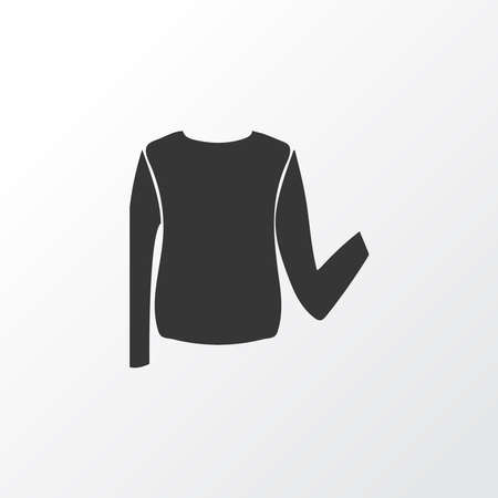 Low bias roll icon symbol. Premium quality isolated sweater element in trendy style.のイラスト素材