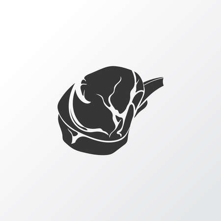Meat icon symbol. Premium quality isolated ham element in trendy style.のイラスト素材