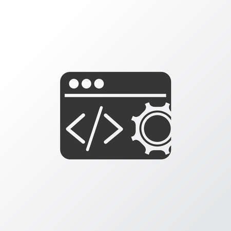 Code optimization icon symbol. Premium quality isolated processing element in trendy style.の写真素材