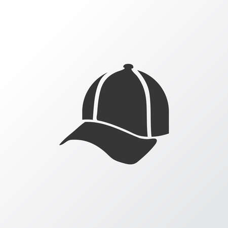 Cap icon symbol. Premium quality isolated baseball hat element in trendy style.の写真素材