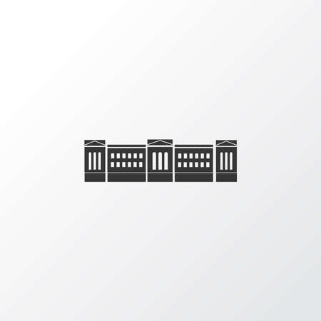 Buckingham palace icon symbol. Premium quality isolated government element in trendy style.の写真素材
