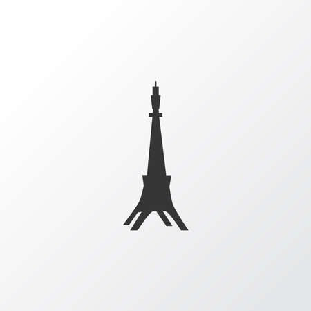 Tokyo tower icon symbol. Premium quality isolated landmark element in trendy style.の写真素材
