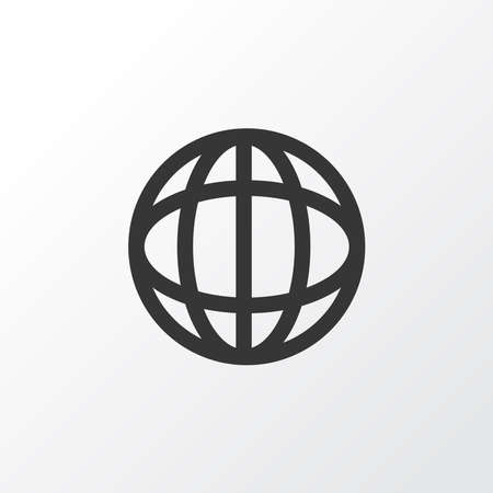 Globe sign icon symbol. Premium quality isolated worldwide element in trendy style.の写真素材