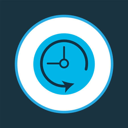 Deadline icon colored symbol. Premium quality isolated time element in trendy style.の写真素材
