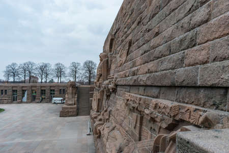 Leipzig, Germany - December 2018: Monument to the Battle of the Nations, Leipzig, Germanyのeditorial素材