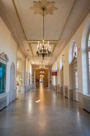 Dearborn, Mi, Usa - March 2019: The Henry Ford Museum of American Innovation hallways.