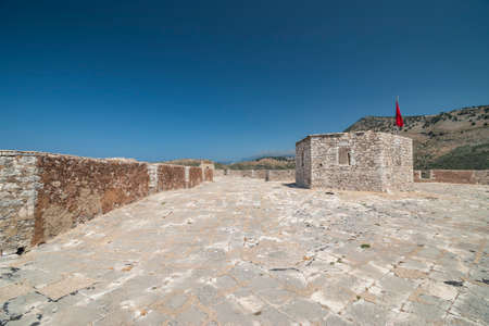 Sarande, Albania - July 2019: View of Porto Palermo Castle situated in Porto Palermo Bay, It was...