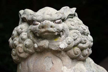 Statue of the dragon. Picture taken in Tokyo / Japanの写真素材