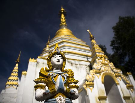 San Mui temple. Picture taken in Chiang Mai / Thailand 2006