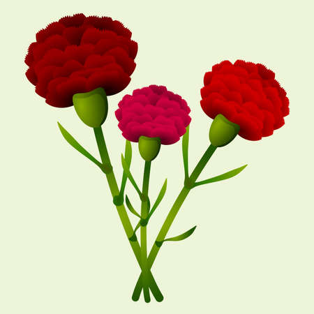 Colorful flower poster design illustrationのイラスト素材