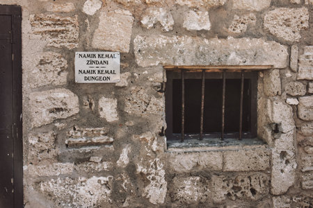 Famagusta, Cyprus September 27, 2019 NamÄ±k Kemal Dungeon.The dungeon where the Ottoman period...