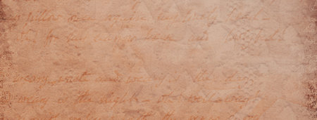 Panoramic image of brown grunge textured background with copy spaceの写真素材