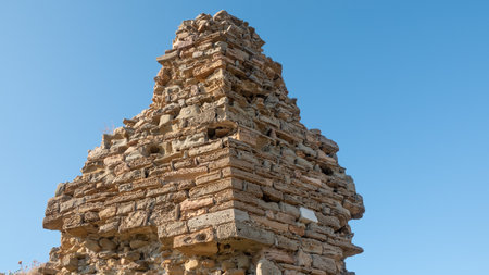 Ruins of the ancient city of Khor Virap in Armenia