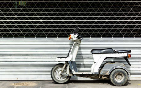  old motorcycle の写真素材