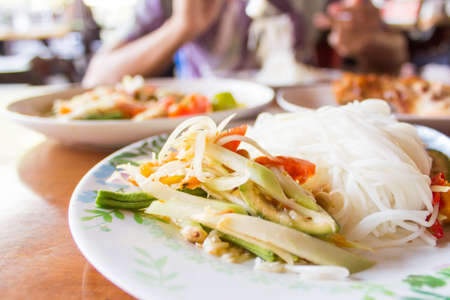 Papaya saladの写真素材