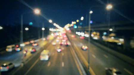 Blured of light, Bangkok, Thailand.の素材