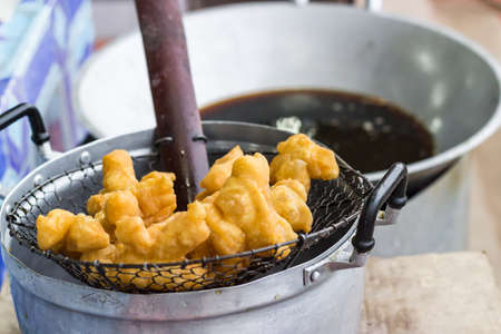 Fried bread stick or Pa tong ko in Thaiの写真素材