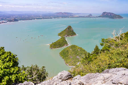 Khao Lom Muak at Prachuap Khiri Khan province Thailandの写真素材