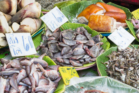 Fresh fish in the market.の写真素材