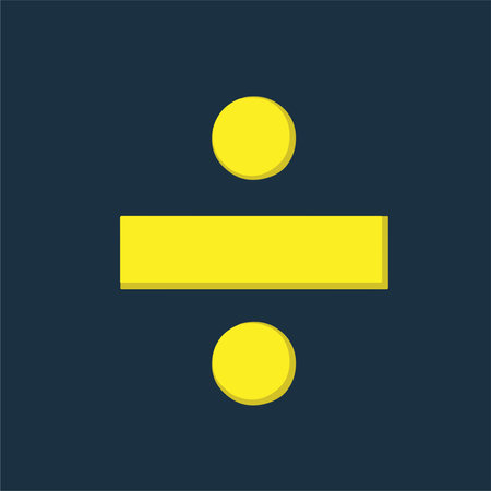 Division symbol. Basic mathematical symbol sign. Calculator button icon. business finance concept in vector.のイラスト素材