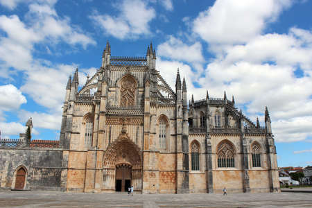Mosteiro Santa Maria da Vitoria, Batalha, Portugalの写真素材