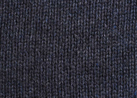 Dark blue knitting woolen texture for pattern and backgroundの写真素材