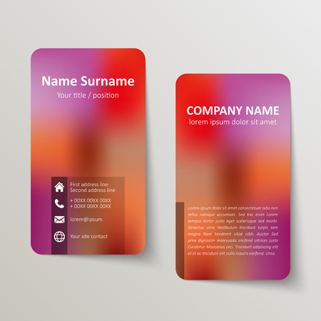 Modern simple business card template.のイラスト素材
