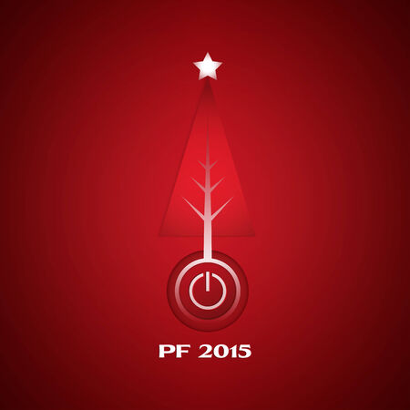 Abstract christmas greeting card. Vector illustration.のイラスト素材