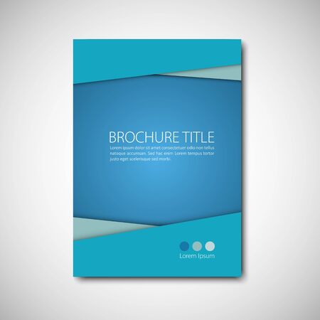 Cover brochure template. Vector format.のイラスト素材