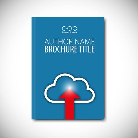 Cover brochure template. Vector format.のイラスト素材