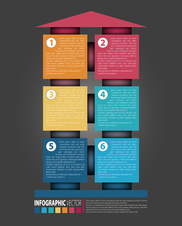 Modern business infographics elements. Vector illustration.のイラスト素材
