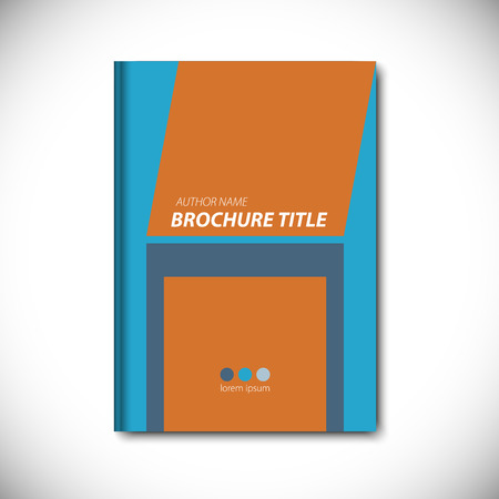 Abstract template layout for brochure, booklet, cover.のイラスト素材