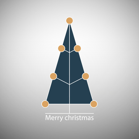 Christmas greeting card. Vector illustration.のイラスト素材