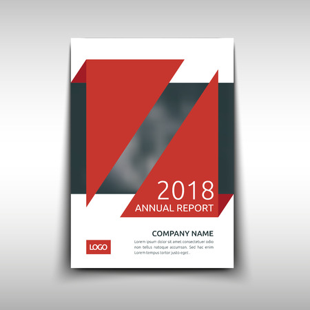 Abstract vector template layout for brochure, flyer, booklet, cover.のイラスト素材