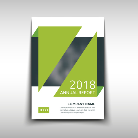 Abstract vector template layout for brochure, flyer, booklet, cover.のイラスト素材