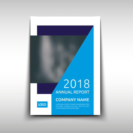 Abstract vector template layout for brochure, flyer, booklet, cover.のイラスト素材
