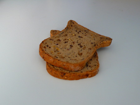 glutenfree bread on a tableの写真素材