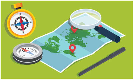 map  magnify glass