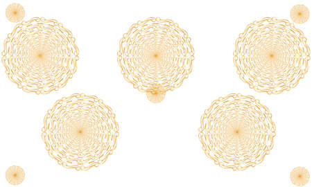 digital textile illustration design of ornament art