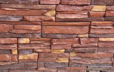 Stacked stone wall texture