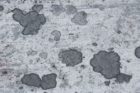 Surface of natural  gray stone with spots as backgroundの写真素材