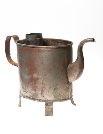 Old metal Kettleの写真素材