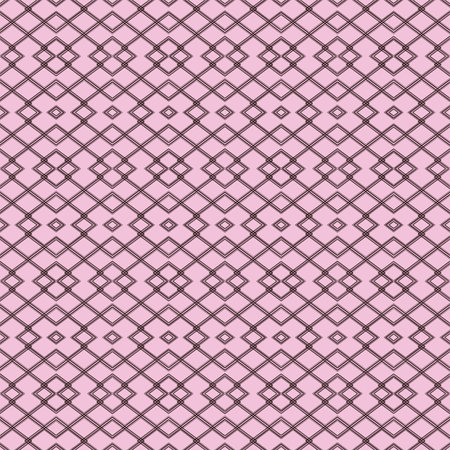 Seamless diamond-shaped design on a pink backdrop. Diamond-shaped seamless pattern on a pink...