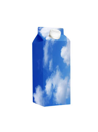 container of paper for liquidの写真素材