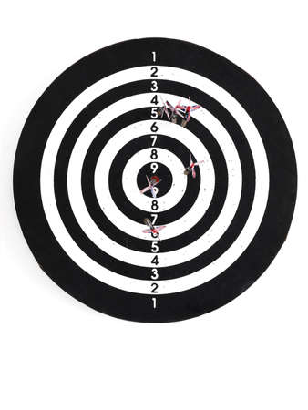 darts game with united states and england flags on white wallの写真素材