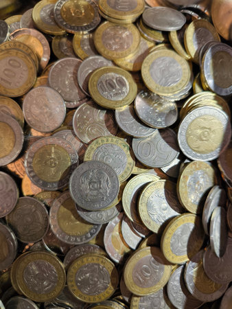 Large Collection of Mixed Metal Coins from Kazakhstan Currency