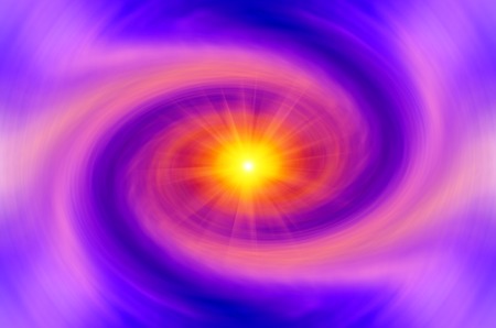 Abstraction textured purple spiral, swirl infinity unexplored lightの写真素材