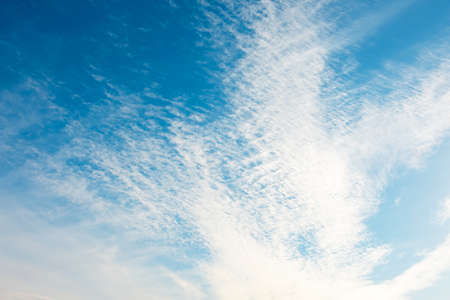 Cloudscape with altocumulus and altostratus clouds at sunny day